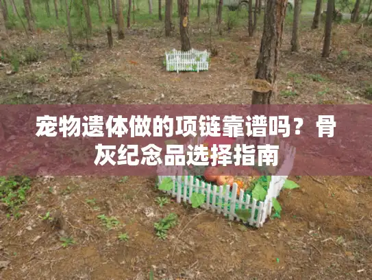 宠物遗体做的项链靠谱吗？骨灰纪念品选择指南
